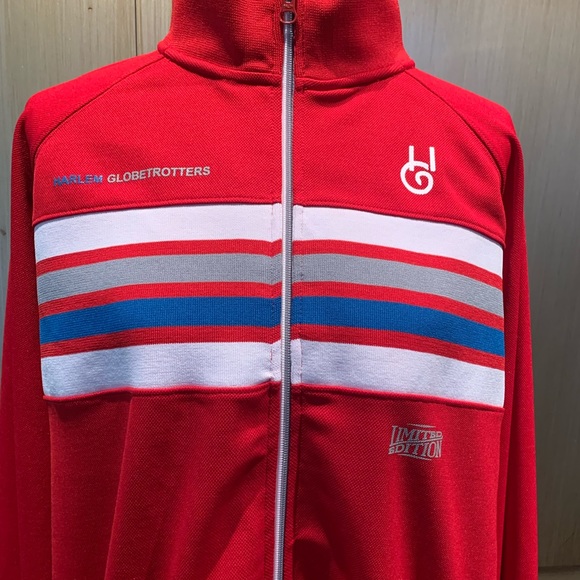 3XXXL athletic jacket. Harlem globe Trotter. Red white and blue. - Picture 5 of 9